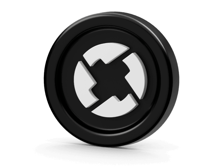 ZRX cryptocurrency 3D illustration